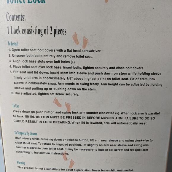 KIDCO Toilet Lock Bathroom Childproofing Tool NEW - Picture 7 of 7